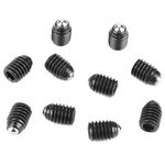 10pcs M6 Screw Thread Ball Plunger Hex Socket Spring Plunger Ball Carbon Steel Ball Spring Plungers Set (M6*10)
