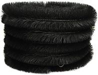 Pack of 5 x Black Gutter Brush Leaf & Moss Guard (4m)