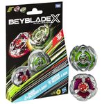 Beyblade X Chain Incendio 5-60HT and Arrow Wizard 4-60N Dual Pack Set with 2 Right-Spinning Tops; Battling Top Toys for 8 Year Old Boys and Girls