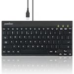 Perixx PERIBOARD-426 Wired Mini Low Profile Keyboard (Wired USB), US English Layout (11665)