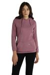 Van Heusen Women Travel Hoodie - Cotton Spandex - Antiviral, Smart Tech+, Easy Stain Release_66611_Dusky Orchid_L