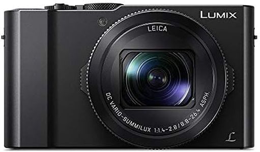 Panasonic LUMIX LX10 4K Digital Camera, 20.1 Megapixel 1-Inch Sensor, 3X LEICA DC VARIO-SUMMILUX Lens, F1.4-2.8 Aperture, POWER O.I.S. Stabilization, 3-Inch LCD, DMC-LX10K (Black)