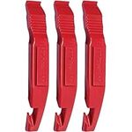 PRO BIKE TOOL Bike Tire Levers 3 Pack - Strong & Long Lasting Tire Removal Tool for Road or Mountain Bike Tires (MTB) - Bicycle Tire Lever for Repair & Replacement of Flat Tires (Red)