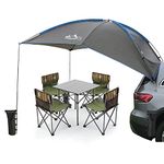 TentHome SUV Tailgate Tent Awning Sun Shelter for Camping 3-4 Persons