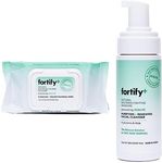 Foaming Cleanser and Facial Wipes Bundle - Deep Clean, Purifying, and Protecting - Hyaluronic Acid, Aloe, and Zeolite - Vegan, Cruelty/Alcohol Free - Made in Korea