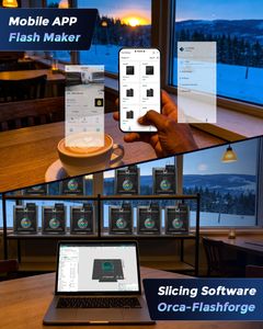 FLASHFORGE Adventurer 5M 3D Printer – High-Speed, Auto-Leveling