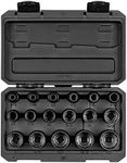 TEKTON 1/2 Inch Drive 12-Point Impact Socket Set, 17-Piece (5/16-1-1/4 in.) | SID92336