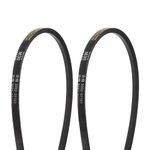 HARFINGTON 2Pcs M-30 Rubber V Belt Drive Transmission Belt 30" Pitch Girth 10mm Width 5.5mm Height JIS Standard Industrial Power Belt for Machinery Mower