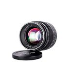 Brightin Star 50mm F1.4 Big Aperture APS-C Manual Focus Mirrorless Camera Lens, Fit for Canon EOS-M Mount M, M2, M3, M5, M6, M10, M100, M50, M200 (Black)