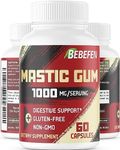 Mastic Gum 1000 mg Supplement - Dietary Supplement for Supports Gastrointestinal Health, Digestive System and Cardiovascular Health - Vegan, Non-GMO