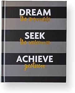 CR GIBSON Fitlosophy Fitspiration Journal: 16 Weeks of Guided Fitness Inspiration, Dream Seek Achieve,20.3 x 16.5