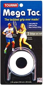 Tourna Mega Tac Tennis Racquet Grip, White