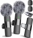 Mini Mic Pro (Latest Model) - Professional Wireless Microphone for iPhone, iPad, Android, Lavalier Microphone for Video Recording - iPhone Mic Crystal Clear Recording with USB-C for Content Creators
