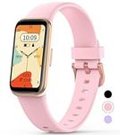 Mgaolo Fitness Tracker with Heart Rate Sleep Blood Oxygen Monitor for Men Women,Waterproof Activity Tracker Health Smart Watch,Pedometer Step Counter Compatible with Fitbit Android iOS (Pink)