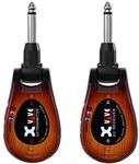 Xvive U2 Guitar Wireless System with Transmitter and Receiver for Electric Guitars, Amp, Bass, Violin (Sunburst)