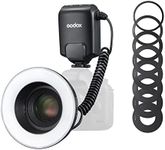 Godox ML150II Macro Ring Flash on Camera Ring Flash Light GN12 CCT 5800K±200K for Fuji, for Canon, for Nikon, for Sony, for Olympus Camera