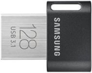 SAMSUNG FIT Plus 3.1 USB Flash Drive, 128GB, 400MB/s, Plug in and Stay, Storage Expansion for Laptop, Tablet, Smart TV, Car Audio System, Gaming Console, MUF-128AB/AM,Gunmetal Gray