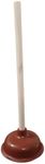 t&b enterprise Heavy Duty Toilet Plunger (6 Inch Cup & 17 Inch Handle) Powerful Toilet Un-blocker Strong Suction Pump Best for Kitchen Sink Bathroom Shower Draining