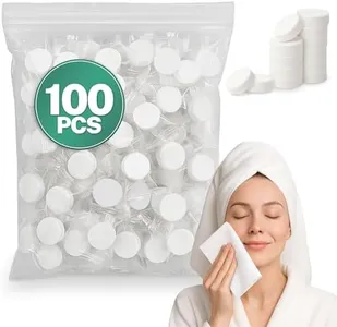 100Pcs Compressed Towel Tablets - Facial Tissue Compressed Disposable Face Towel Tablets Travel Towels Compressed Magic Towels for Face Cleaning - Camping Essentials Washcloths for Face Camping Towel