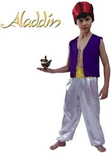 Boutique Retailer Boys Prince of Thieves Aladdin Costume, 6-9 Years