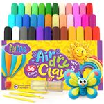 Air Dry Clay 36 Colors, Soft & Ultra Light, Modeling Clay for Kids with Accessories, Tools and Tutorials