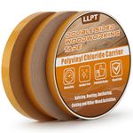 LLPT Double Sided Woodworking Tape 13MM x 27M x 0.22MM Each 3 Pack Double Face Turner Woodworker Adhesive Tape Removable Residue Free for Wood Template (WT0590Y3)