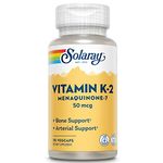 Solaray Vitamin K-2 Menaquinone-7, 50mcg, 30 Vegetarian Capsules