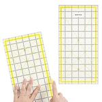 WINTEX Acrylic Sewing Ruler 6 x 12 (15.2 x 30.5cm) - Quilting Rulers for Fabric - Use for Your Quilt or Sewing - Ruler for Cutting Fabric - Fashion Ruler for Quilters and Crafters