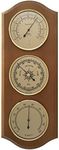 Weather Station with Thermometer, Barometer & Hygrometer 395 x 155 mm - 9178-US °C+°F (Ash-Colored)