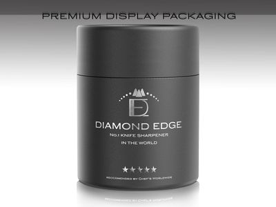 Diamond Edge Knife Sharpener – Black, Precision Blade Honer