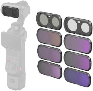 SMALLRIG ND & CPL & Black Diffusion Filters Kit for Insta360 Luna Ultra Accessories, 8 Pack - ND8, ND16, ND32, ND64, ND128, ND256, CPL, 1/4 Black Mist Filter, Multi-Coated HD Optical Glass - 6687