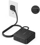 Surge Protector Flat Plug Power Str