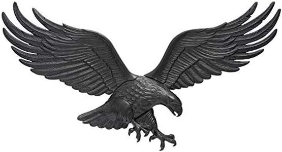 Whitehall Products Decorative Wall Eagle, 36-Inch, Black