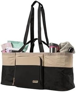 Coleman Now Tote Bag Cooler, 24 Can Cooler with Leak-Proof Liner & Large Pocket Compartments, Made from 100% Recycled Fabric, Great for Moms, Weekends, Travel, Picnic, Beach, & More