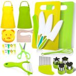 Toys for 3-8 Years Old Girls Boys, 28 PCS Montessori Kitchen Tools Girl Toys for 3 4 5 6 7 8 Year Old Girls Gifts, Educational Birthday Gift for 3 4 5 6 7 8 9 Years Old Kids Toddler