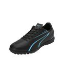 Puma Mens Vitoria TT Black-Luminous Blue Football Shoe - 11 UK (10748405)