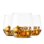 TOSSWARE POP 12oz Tumbler Jr, SET OF 12, Recyclable, Unbreakable & Crystal Clear Plastic Whiskey Glasses