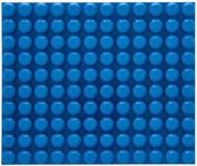 Strictly Briks Compatible with Mega Blocks Toy Building Block, Beginner Bricks Stackable Baseplates, Large Pegs for Babies and Toddlers, Compatible with All Brands, Blue, 1 Piece, 12.5 x 15 Inches