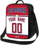 ANTKING Los Angeles Lunch Bag Custom Name and Number Lunch Box for Men Women Gifts