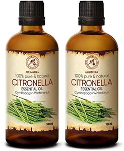 Aceite Esencial de Citronela 200ml para Humidificador Aromaterapia - Antimosquitos - 100% Puro para Quemador y Difusor para Piel - Relajación & Masaje