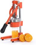 CO-Z Commercial Grade Citrus Juicer Hand Press Manual Fruit Juicer Orange Juice Squeezer for Lemon Lime Pomegranate Cast Iron Stainless Steel,Orange