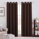 HOMEIDEAS Blackout Curtains for Bed