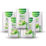 Poptopia Tender Coconut Water Powder-Instant Nariyal Paani for Daily Hydration and Boost of Electrolytes. All natural,100% Vegan & Gluten Free (Pack of 30 = 330gms = 6L of Fresh Coconut Water)