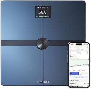 WITHINGS Body Smart - Accurate Scale for Body Weight and Fat Percentage, Body Composition Scales Wi-Fi and Bluetooth Weight Scale, Apple Health / Google Fit Compatible, Digital Bathroom Scale