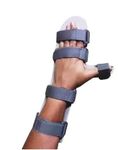 WMIO Aluminium Hand Resting Splint, Wrist Support Hand Orthosis Full Cockup Stroke & Paralysis (For Left Hand, L)