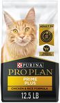 Purina Pro Plan Senior Cat Food With Probiotics for Cats, Chicken and Rice Formula - 12.5 lb. Bag