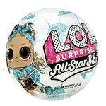 LOL Surprise All-Star BBs - Football Team - Sports Themed Sparkly Doll With 8 Surprises & Fashion Accessories - All-Star BBs Series 3 - Collectible Dolls For Girls Ages 3+