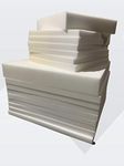 Foam2Go - Caravan Foam Mattress Topper, 72" x 27" x 2", camper van,mobile home,static tourer
