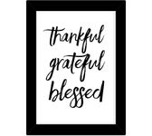 TIED RIBBONS Inspirational Quotes Wall Frames Motivational Quotes Posters with Frames for Home Office Kids Girls Living Room Bedroom Study Room Classroom