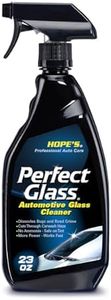 HOPE'S Perfect Glass Automotive Glass Cleaner - Streak-Free, Tint Safe Car Cleaner for Glass, Acrylic, Windows, Mirrors, Windshield - No-Residue - Removes Smudges, Road Grime - 23 Fl Oz, Pack of 1